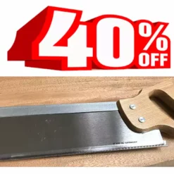 German Back Saw - Rip Cut - 10 Tpi - 12" Long