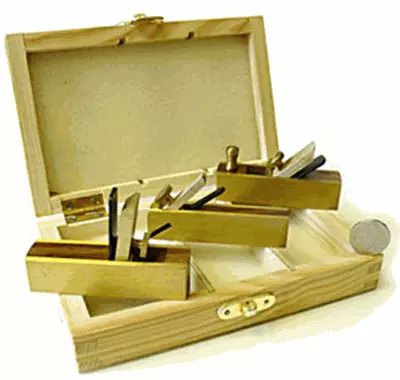 3 Mini Brass Planes 1 3 Mini Brass Planes
