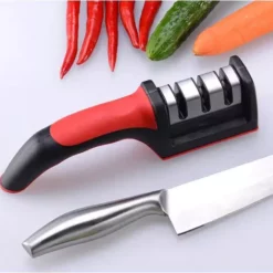 Ceramic & Tungsten Carbide Benchtop Knife Sharpener - 3 Position 8 Ceramic & Tungsten Carbide Benchtop Knife Sharpener - 3 Position -tools Sales Shop 3stageSharp4