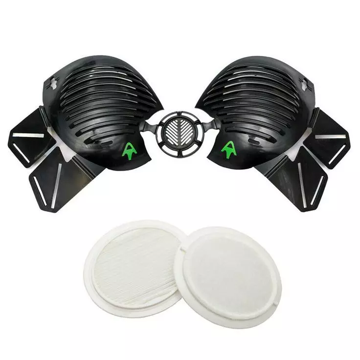 Stealth P3 Half Mask C/w Twin Hepac Filters - Respirator - Medium / Large 5 Stealth P3 Half Mask C/w Twin Hepac Filters - Respirator - Medium / Large - Image 5