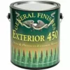 General Finishes Exterior 450 Water Based Clear Varnish -tools Sales Shop 450Gallon