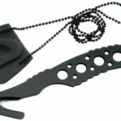 Gut Hook 6.5" / Belt Cutter Neck Knife With Kydex Sheath And Metal Chain
