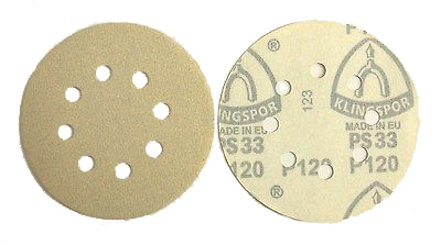 Klingspor 5" Disc 8 Hole Hook & Loop 50 Pack 1 Klingspor 5" Disc 8 Hole Hook & Loop 50 Pack