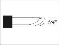 Colwood 1/4" Replacement Round Tip