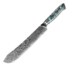Awabi Butcher Knife II - Complete Knife With Abalone In Resin Handles And Mosaic Pin - AUS-10 Damascus Steel -tools Sales Shop AwabiButcherKnifeIIpng600x600 8842e28c 7cd8 4f4d 95e5 1703ae66ac0c