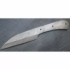 GM WoodWorld Carbon Steel Damascus - 8" Wharncliffe Style Blade - Twist Pattern