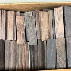 Brazilian Rosewood Knife Scales : Rare - Sold As A Pair (2 Pieces 5.5x1.5x.25 Inches Ea) -tools Sales Shop BRWbox