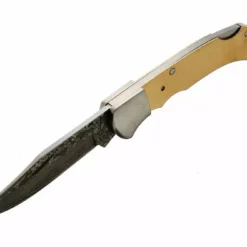 Damascus San Mai Lock Back Folder - Buck Horn -tools Sales Shop Buck Horn2