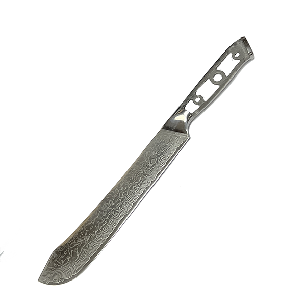 * VG10 Raindrop Pattern - Butcher Knife Blank - 14.25" AOL - VG10 Damascus 1 * VG10 Raindrop Pattern - Butcher Knife Blank - 14.25" AOL - VG10 Damascus