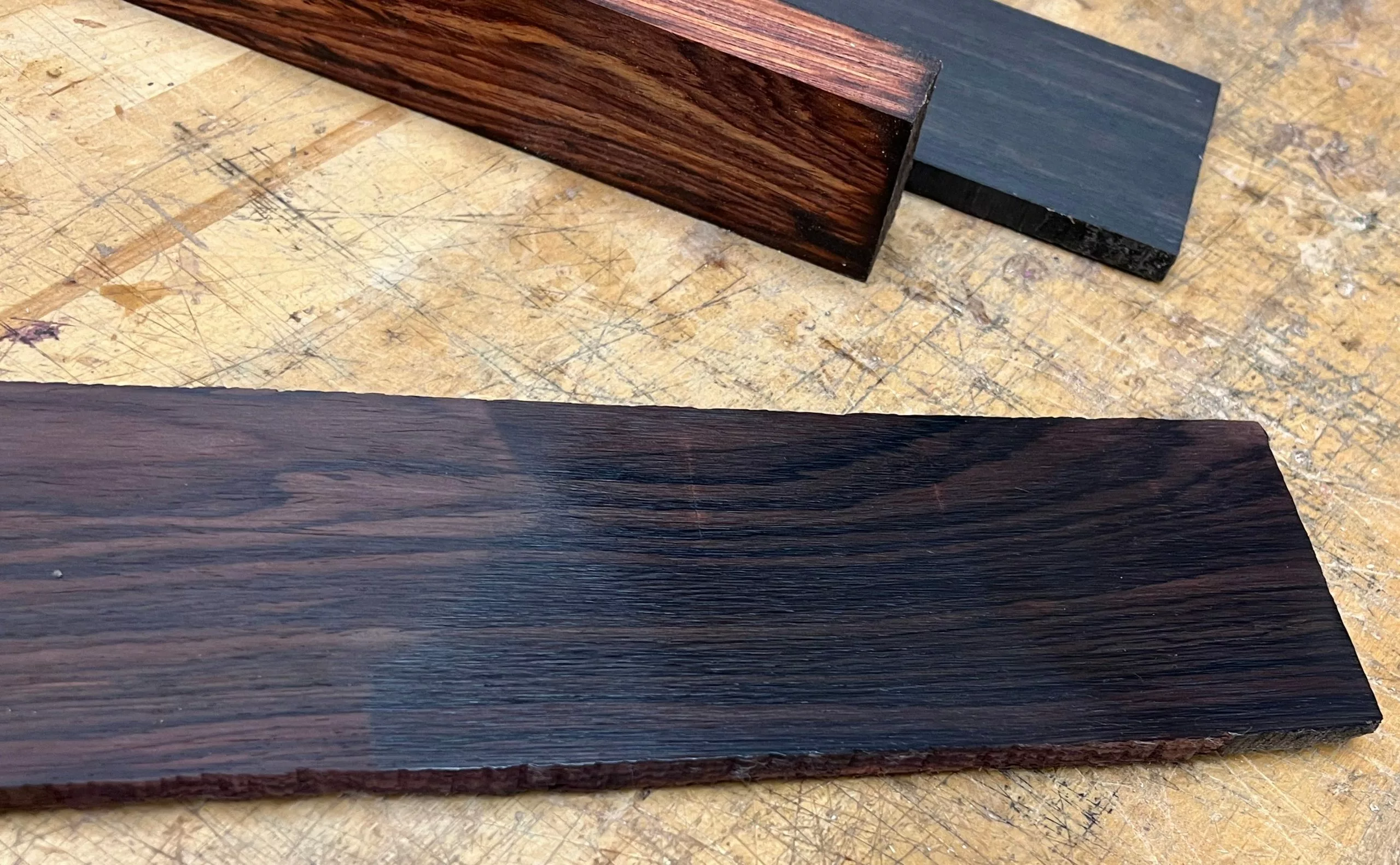 Cocobolo Turning Billets 12" X 1 7/16"x 1" 4 Cocobolo Turning Billets 12" X 1 7/16"x 1" - Image 4