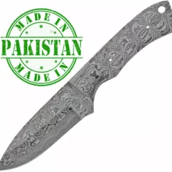 Economy - 8.25" Camp Knife Full Tang Damascus Blade Blank W/Bolster