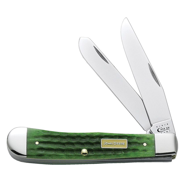 Case Cutlery Trapper - John Deere - Corn Cob Jigged Bone Series 1 Case Cutlery Trapper - John Deere - Corn Cob Jigged Bone Series