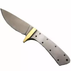 Desert Drop Point Skinner W/ Brass Bolster