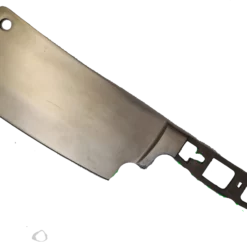 ** Bolster - Cleaver - Gein Cleaver Knife Blank With Bolster & Skeletonized Handle - Satin