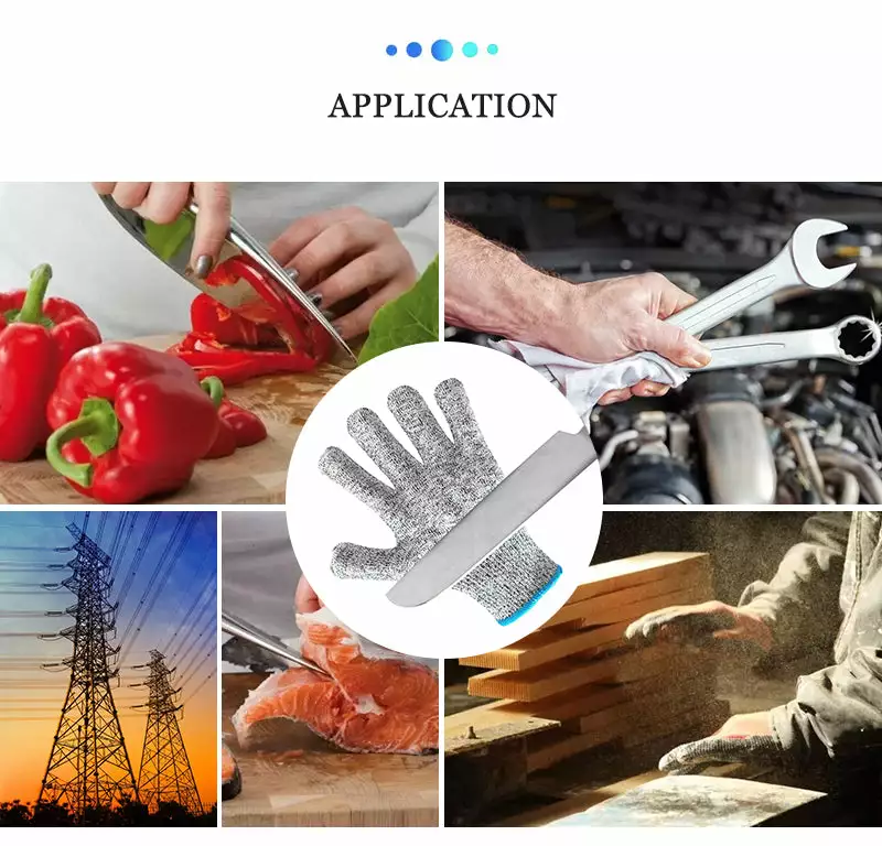 Victorinox Siza Brand - Custom Level 5 HPPE Food / Safety Anti Cut Gloves - Cut Resistant - Size: XL 6 Victorinox Siza Brand - Custom Level 5 HPPE Food / Safety Anti Cut Gloves - Cut Resistant - Size: XL - Image 6