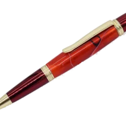 Sahara Twist Pen Bright Colors - Gold & Red