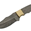 Economy - 8" Kainna Clip Point - Brass Bolster - FULL TANG DAMASCUS BLADE BLANK -tools Sales Shop Kainna Brass PNG