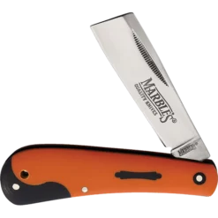 Marble's Folding Razor Knife Stainless Steel With G10 Handle