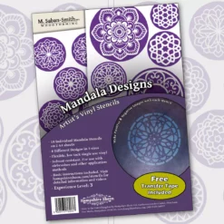 Artistâ€™s Vinyl Stencils - Mandala Stencils