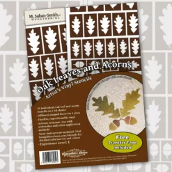Artistâ€™s Vinyl Stencils -Oak Leaves & Acorns
