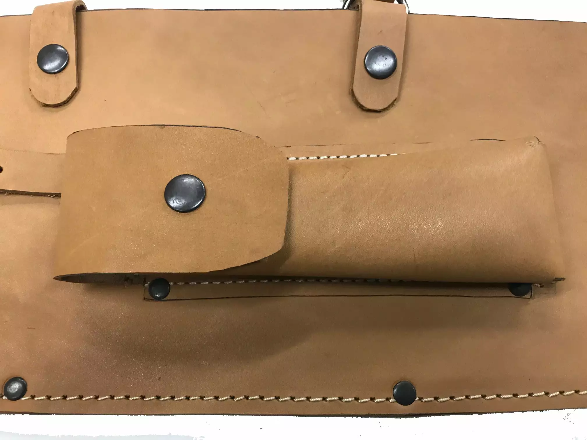 Heavy Duty One-Man Saw Case - Heavy Duty Leather Fits 32-36" Saws 2 Heavy Duty One-Man Saw Case - Heavy Duty Leather Fits 32-36" Saws - Image 2