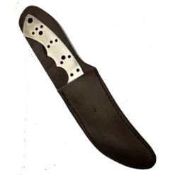 Knife Sheath Leather - SHWW123- 1.25" Opening And A 5" Length. Fits Ontario