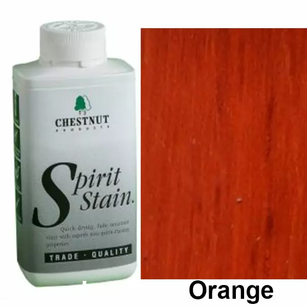 Chestnut Spirit Stains -8 Oz. Bottles - Orange 1 Chestnut Spirit Stains -8 Oz. Bottles - Orange