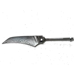 * VG10 Hidden Tang - Rain Drop Pattern - 3.5" Paring Hawkbill Knife - VG10 Damascus