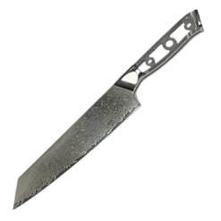 * VG10 Rain Drop Pattern - Bunka Knife Blank - 13.5" OAL 8.25" Cut