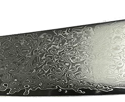 * VG10 Rain Drop Pattern - Bunka Knife Blank - 13.5" OAL 8.25" Cut -tools Sales Shop RDBunka6600png