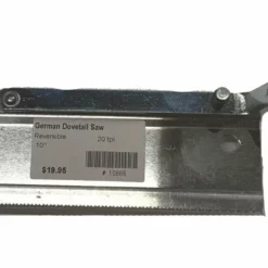 German Hand Saw - Dovetail Saw - Reversible - 20 Tpi - 10" Long - Baier Brand.