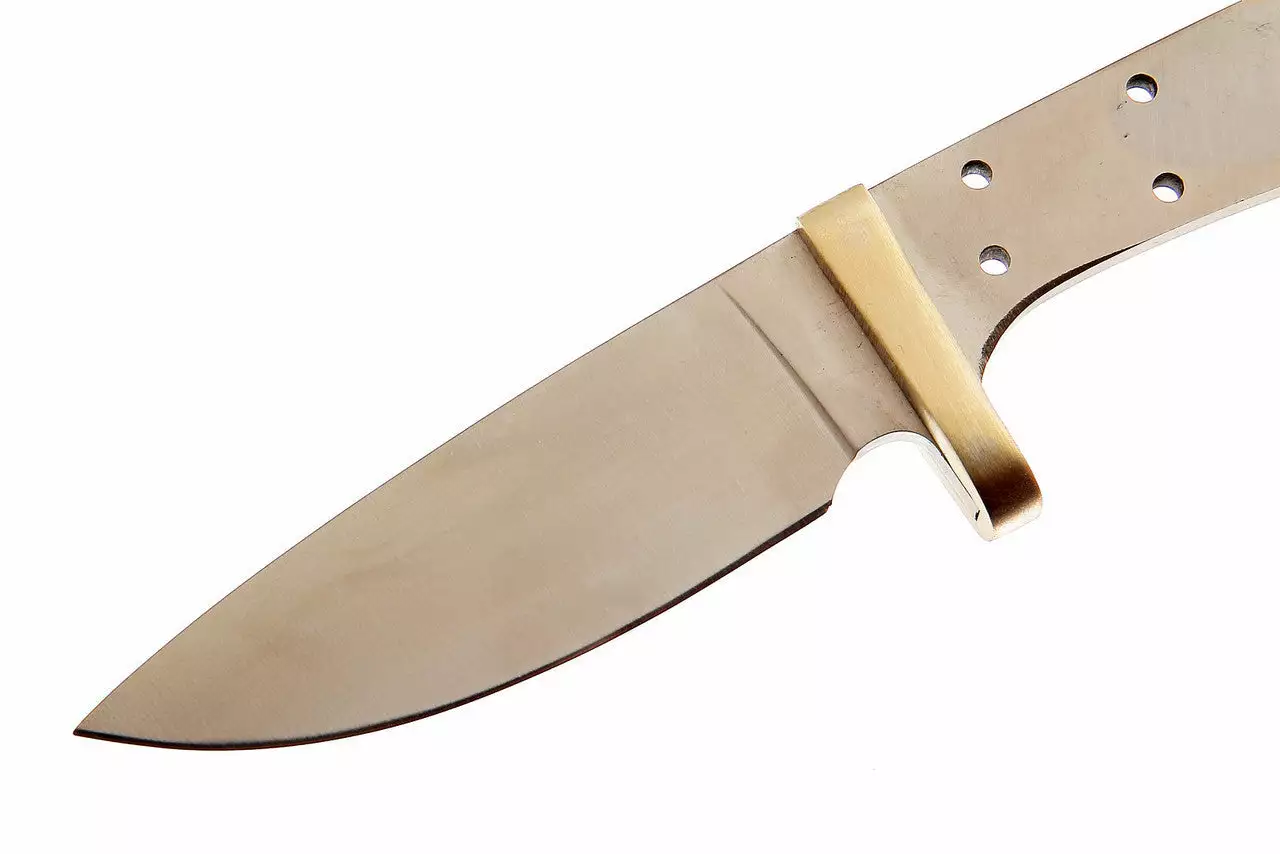 Desert Drop Point Skinner W/ Brass Bolster 4 Desert Drop Point Skinner W/ Brass Bolster - Image 4
