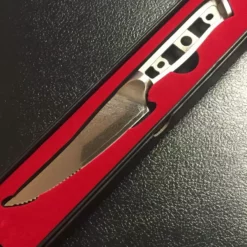 * VG10 Raindrop Pattern - Steak Knife, Big Tex SerratedVG10 Damascus -tools Sales Shop SC15