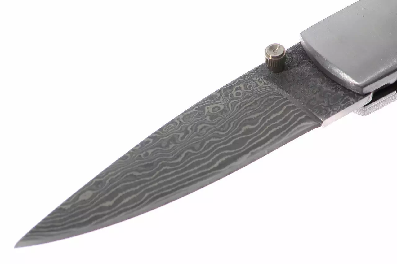 Damascus Liner Lock Folder - Gent 2 Damascus Liner Lock Folder - Gent - Image 2