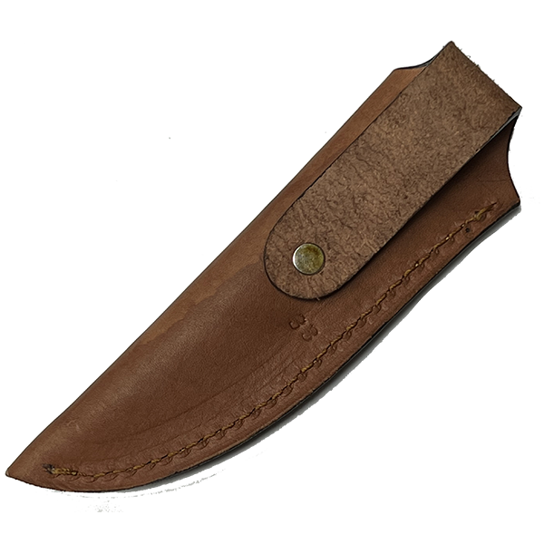 Knife Sheath Leather - SHWW46 - P - 1.5" Opening And 6.5" Long. - Peanut Brittle 2 Knife Sheath Leather - SHWW46 - P - 1.5" Opening And 6.5" Long. - Peanut Brittle - Image 2