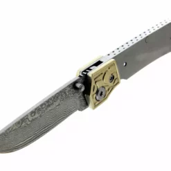 Damascus Folder Brass Bolster - Aztec -tools Sales Shop SMC15 3