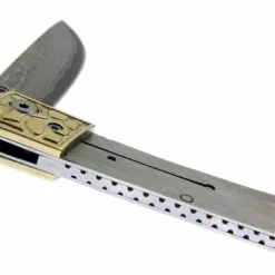 Damascus Folder Brass Bolster - Aztec -tools Sales Shop SMC15 4