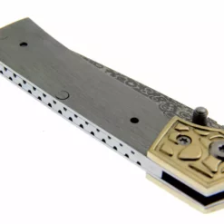 Damascus Folder Brass Bolster - Aztec -tools Sales Shop SMC15 7