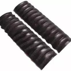 Knife Scales - Synthetic Buffalo Horn Jigged