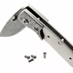 Samurai Damascus Folder - With Damascus Bolster - -tools Sales Shop Samurai3