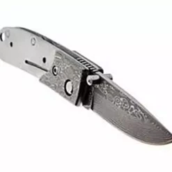 Samurai Damascus Folder - With Damascus Bolster - -tools Sales Shop Samurai5