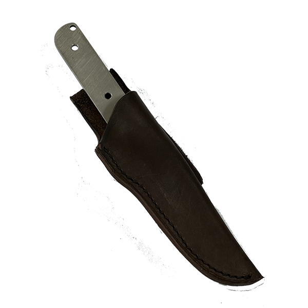 Custom Leather Knife Sheath Leather - SHWW4 - 1 5/8" Opening And A 6 1/8"" Length With Belt Loop. Fits San Mai Damascus Tanto Knife Kit 1 Custom Leather Knife Sheath Leather - SHWW4 - 1 5/8" Opening And A 6 1/8"" Length With Belt Loop. Fits San Mai Damascus Tanto Knife Kit