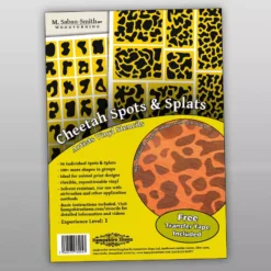Artistâ€™s Vinyl Stencils - Cheetah Spots