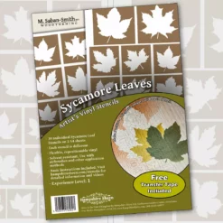 Artistâ€™s Vinyl Stencils - Sycamore Leaves Stencils