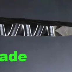 * CNC Produced Buffalo Hump T3 Textured Pattern CNC Knife Blank -tools Sales Shop T3 top of blade