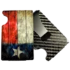 Carbon Fiber RFID Blocking Wallet With Money Clip And Rustic Texas Flag Picture -tools Sales Shop Texaswallet 11927600x600