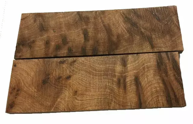 Knife Scales - Wood - Thuya Burl - 7 3/8" X 3 X 3/8 2 Knife Scales - Wood - Thuya Burl - 7 3/8" X 3 X 3/8 - Image 2
