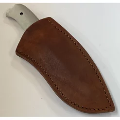 Custom Leather Knife Sheath Leather - SHWW114- 1 3/4" Opening And A 5 3/4"" Length With Belt Loop. Fits Utah Skinner