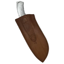 Custom Leather Knife Sheath Leather - SHWW95 - 2 3/8" Opening And A 7.25" Length With Belt Loop. Fits Armageddon Skinner & Mako Gut Hook -tools Sales Shop arm3600x600s3b