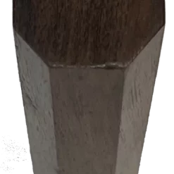 **Knife Scales - Hidden Tang - 90% Finished Octagonal Handles - Stabilized Wood With Silver Colored Metal Band -tools Sales Shop blkOct2600x600 1026db9f 612e 48bd 84be d77180fd663c scaled